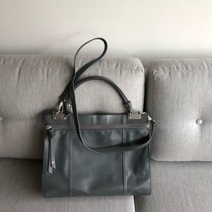 Foley and Corinna satchel with cross body strap